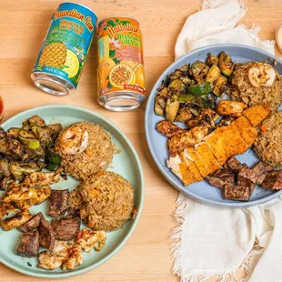 Hibachi Special and Land Special.