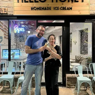 Cheers to ice cream