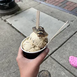 Salted Caramel with a toasted marshmallow