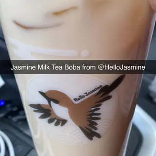 Jasmine Green Boba Milk Tea