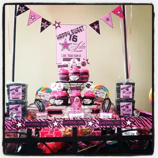 Lola&apos;s Sweet Sixteen Candy Cart