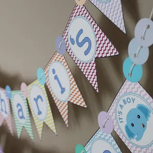 Custom Banner for candy table