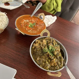 Chicken Saag  Butter Chicken