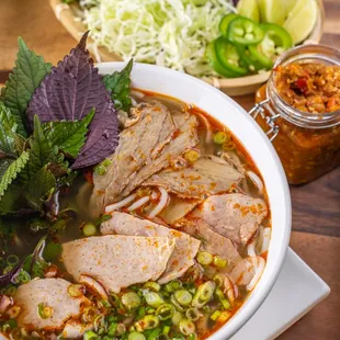 Spicy Beef Noodle Soup (Bun Bo Hue)