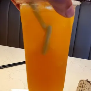 Peach, orange, lemongrass tea