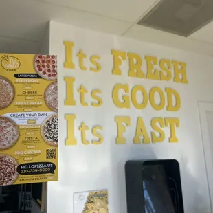 it&apos;s fresh it&apos;s good it&apos;s fast