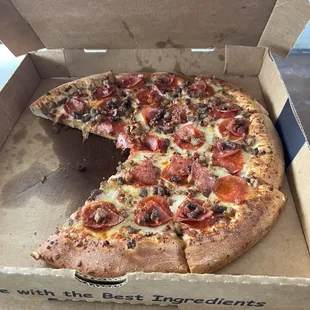 pizza, food