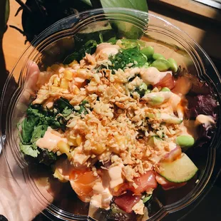 Regular Poke Bowl. (ig: @alisa.eats.food)