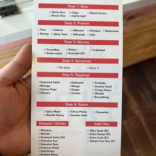 Togo menu