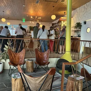 Cozy bar and waiting area