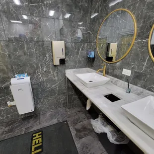 Hand wash area