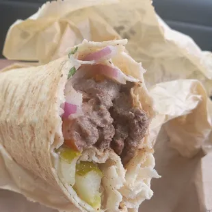 Beef shawarma