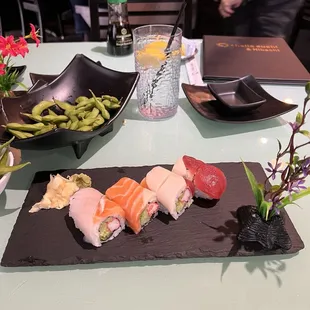 Equivalent of a  rainbow roll