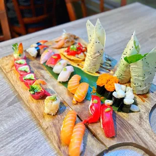 My AYCE Spread. Good sushi. | www.moniquedao.com