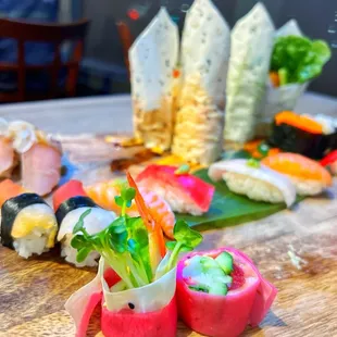 My AYCE Spread. Good sushi. | www.moniquedao.com