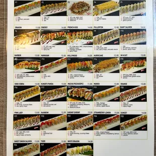 Part of Menu as of May 2023