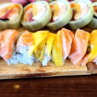 Mango Roll - mangoes were borderline brown, not much taste to the roll.