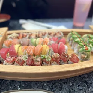 All you can eat sushi
