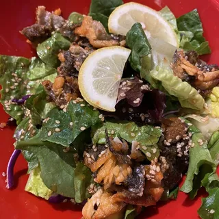 S4. Salmon Skin Salad