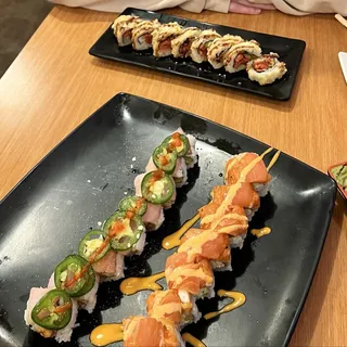 P4. Chili Yellowtail Roll(8pcs)