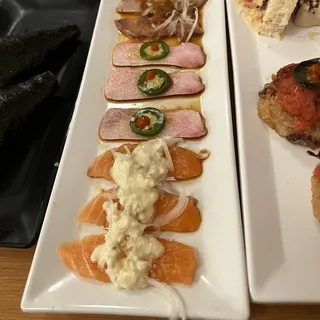 PA7. Salmon Carpaccio(5pcs)