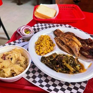 a plate of food