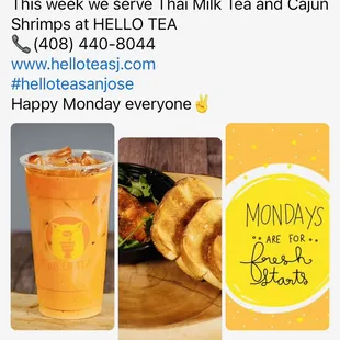 Lunch at HELLO TEA San Jose! Cheers,
