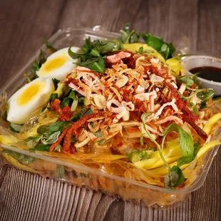 banh trang tron/ mixed rice paper