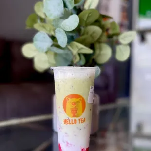 Strawberry Matcha Latte