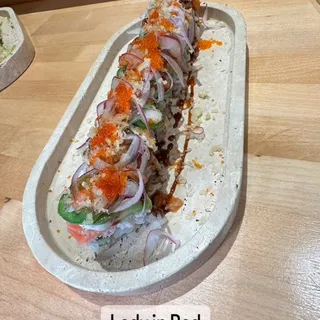 Lady in Red House Sushi Roll