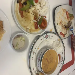 C3. Panang Curry and L Cashew Nuts Chicken