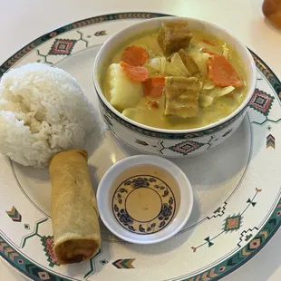 Yellow Curry lunch