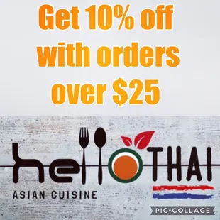 Get 10% off with order over $25  valid on October 30,2022