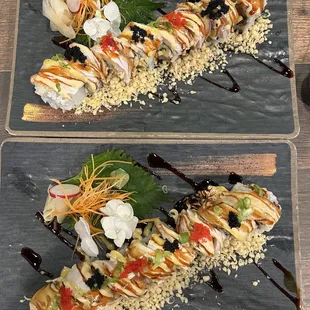 Night king roll (no cream cheese!).