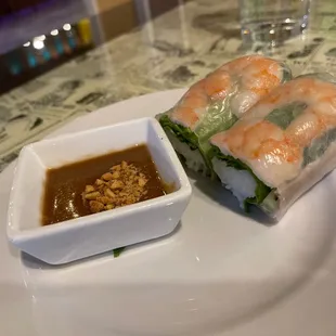 Steamed Pork and Shrimp Spring Roll!