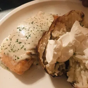 Salmon- cooked very nicely