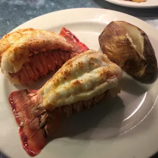 Twin lobster tails!
