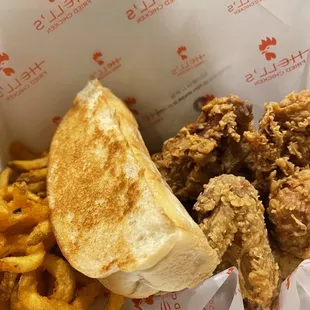 Combo 6-4 pc-drumstick, thigh, wing, chicken tender