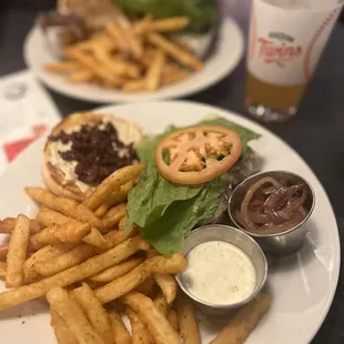 "House Season" Fries &amp; Burger