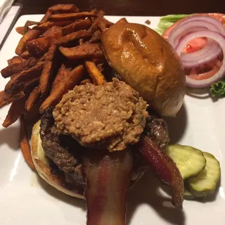 Peanut Butter Bacon Burger