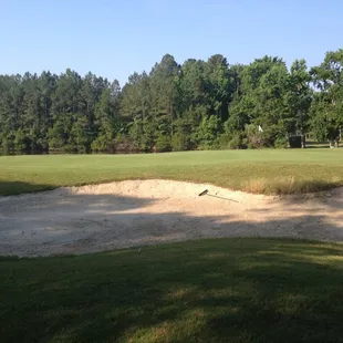 In the sand a lot but made some great sand saves!