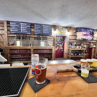 Beer menu &amp; local pours