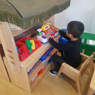 Montessori style play