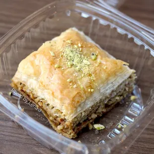 Baklava ($3.95) - house-made Middle Eastern pastry with honey and walnuts