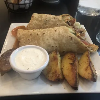 Chicken Kabob Wrap