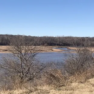 Where the walk enters River Parks