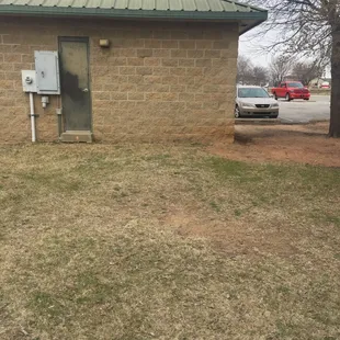 Parking and restrooms