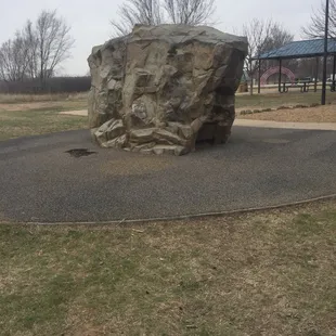 Padded rock climbing