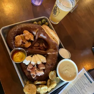 FB Brewcuterie Pretzel & Pitcher Combo