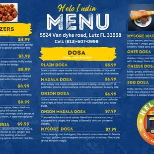 pizza, menu